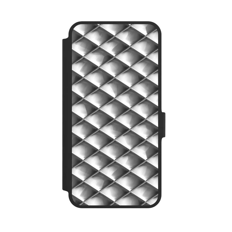Galaxy A36 5G NIVOflip Glamour Silver Squares