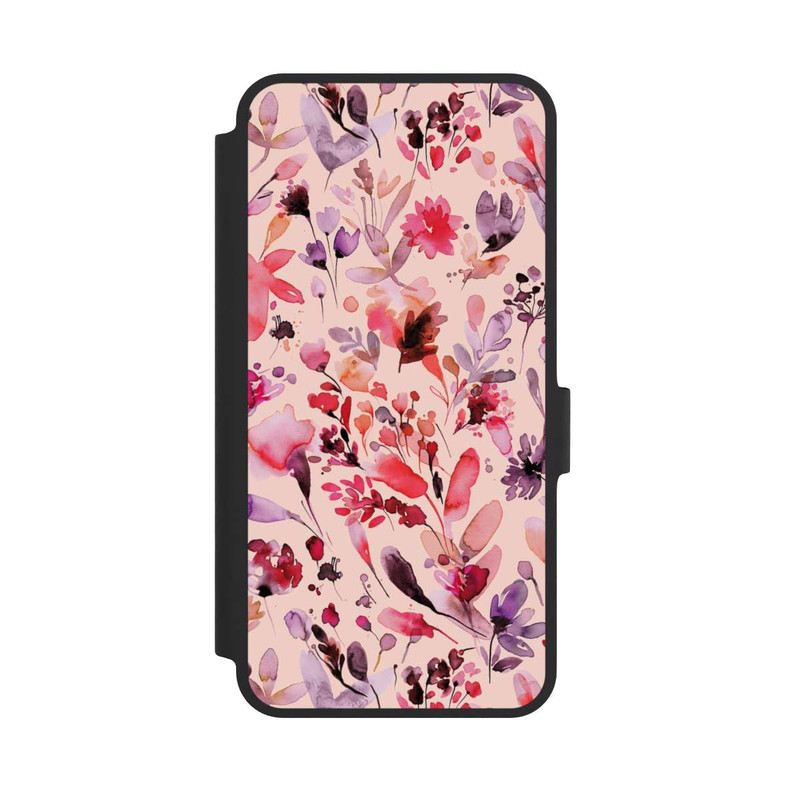 Galaxy A36 5G NIVOflip Künstlerische Blumen Viva Magenta