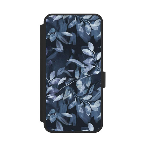 Samsung Galaxy A36 5G NIVOflip Aquarelle Feuilles Mystiques Marine