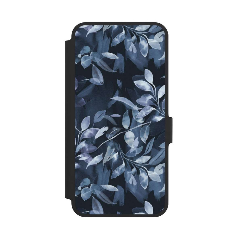 Galaxy A36 5G NIVOflip Aquarelle Feuilles Mystiques Marine