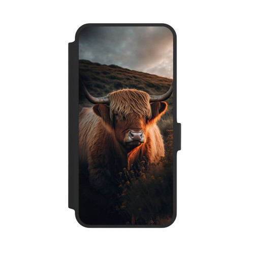 Samsung Galaxy A36 5G NIVOflip Vache Highland avec de grandes cornes avec IA