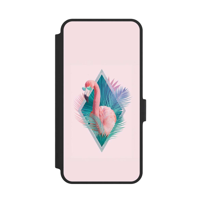 Galaxy A36 5G NIVOflip Feuilles tropicales Flamant