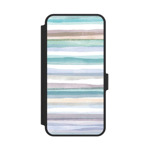 Samsung Galaxy A36 5G NIVOflip Pastellfarbene Streifen Blau