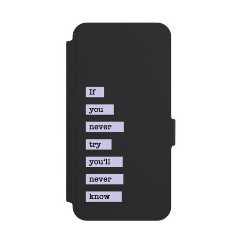 Samsung Galaxy A36 5G NIVOflip If You Try Blue Transparent