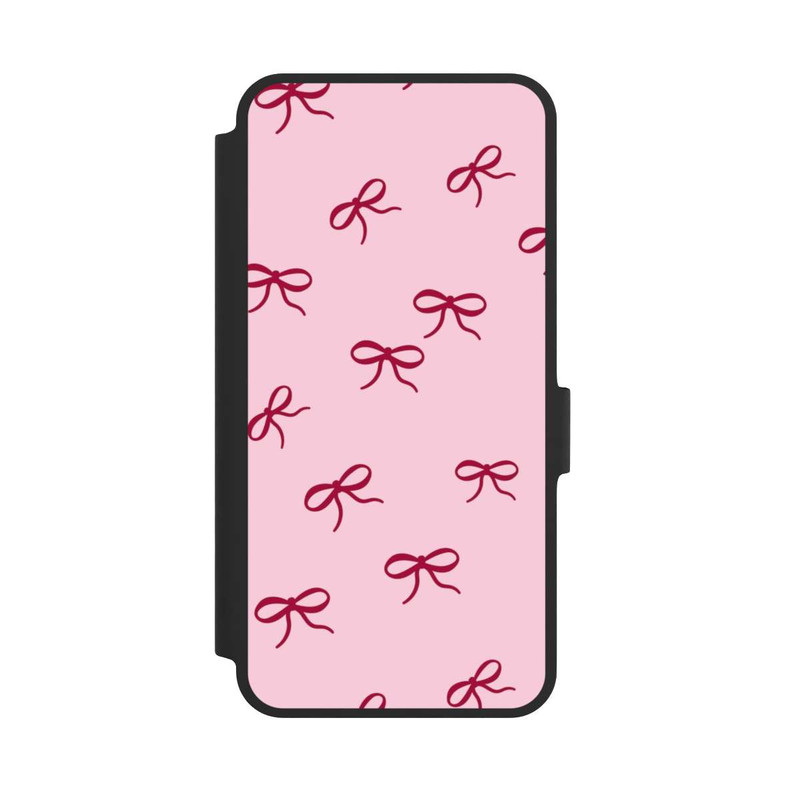 Galaxy A36 5G NIVOflip Schleifen Muster Rot Pink