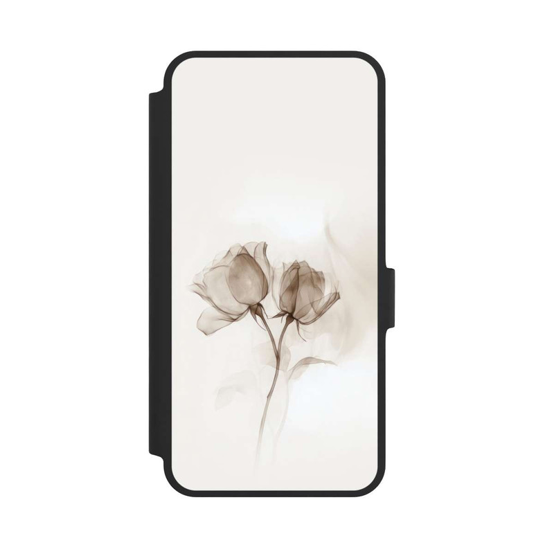 Galaxy A36 5G NIVOflip Braune Rose Blume Nebel