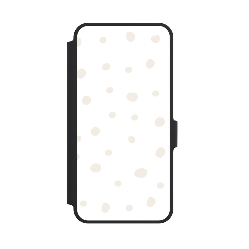 Galaxy A36 5G NIVOflip Punktmuster Weiß Braun