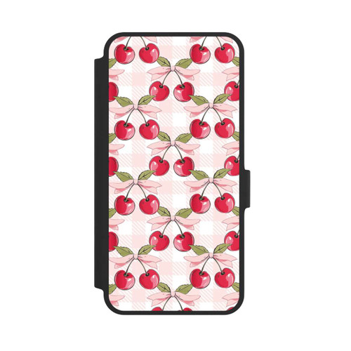 Samsung Galaxy A36 5G NIVOflip Pink Cherry Pattern with AI