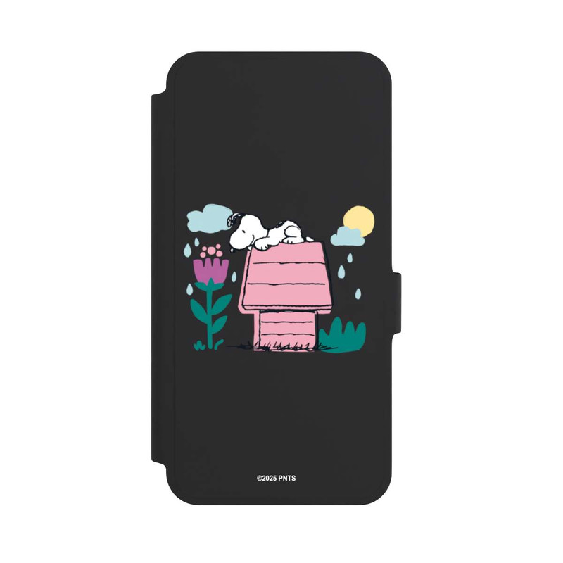 Galaxy A36 5G NIVOflip Snoopy Hundehütte Frühling transparent