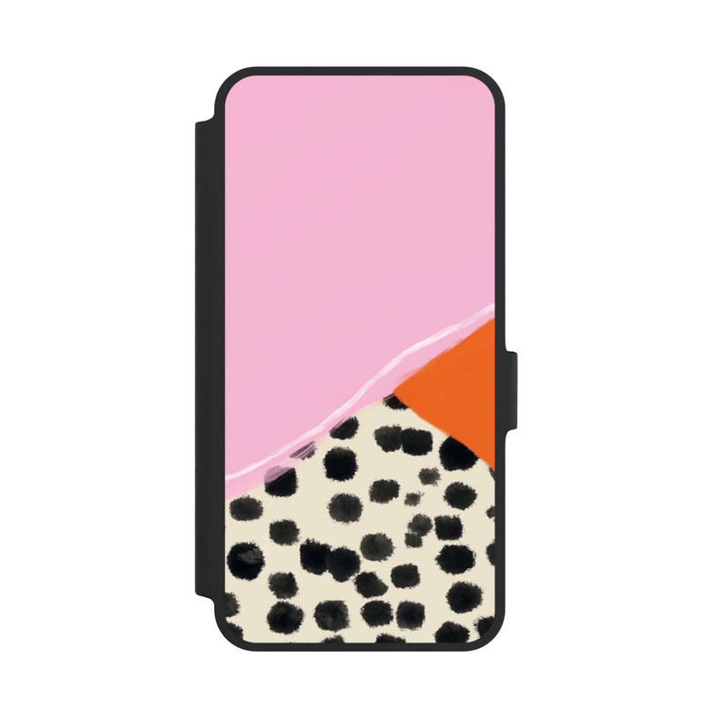 Galaxy A36 5G NIVOflip Pink and Orange Modern Art with Dots