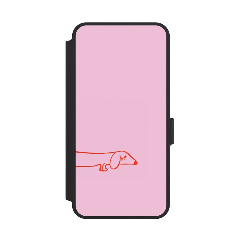 Galaxy A36 5G NIVOflip Dachshund Illustration Pink