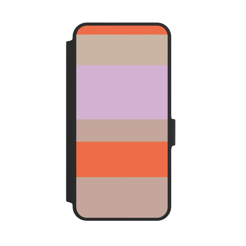 Galaxy A36 5G NIVOflip Moca Lila Orange Stripes