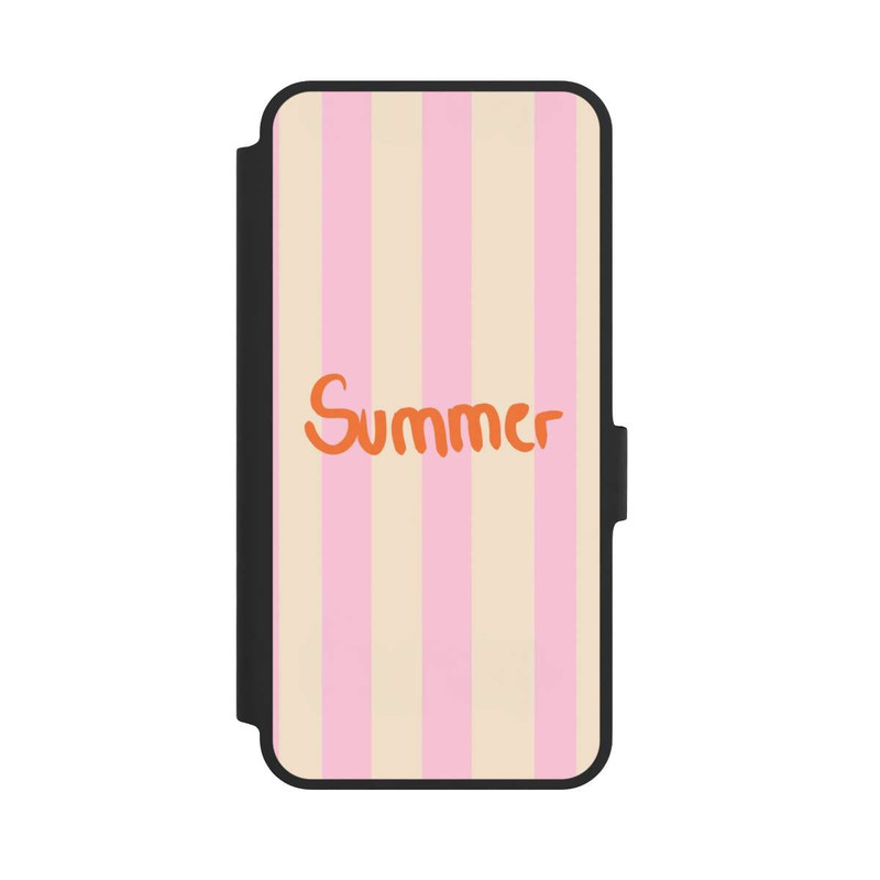 Galaxy A36 5G NIVOflip Summer- Rosa und Orange Streifen Hintergrund