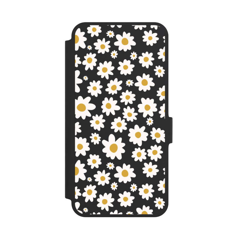 Galaxy A36 5G NIVOflip Daisy Flower Seamless Pattern Transparent