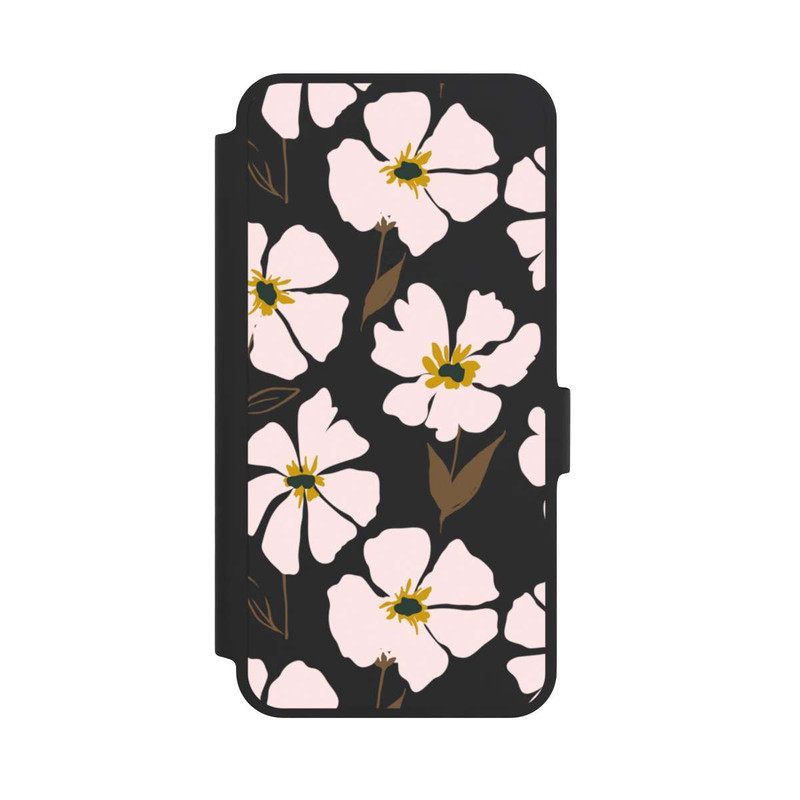 Galaxy A36 5G NIVOflip Simple Pastell Flowers Rose Transparent