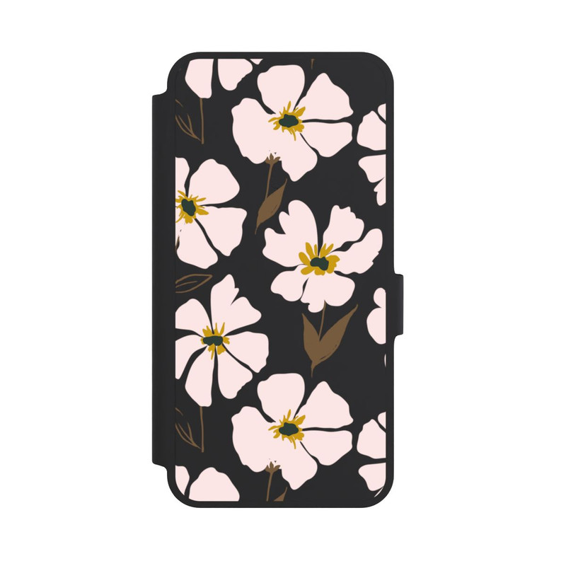 Galaxy A36 5G NIVOflip Simple Pastell Flowers Rose Transparent