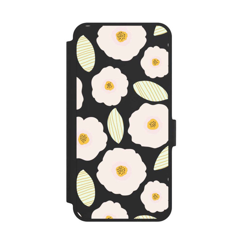 Galaxy A36 5G NIVOflip Simple Pastell Flowers Light Transparent