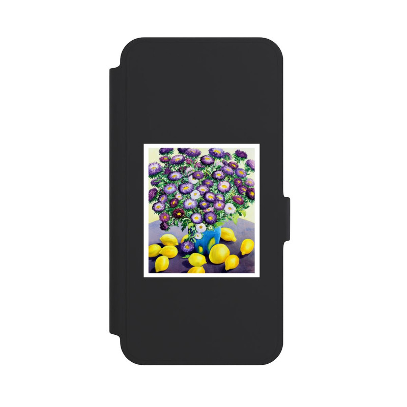 Galaxy A36 5G NIVOflip Purple Asters and Lemons by Christopher Ryland