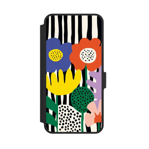 Samsung Galaxy A36 5G NIVOflip Flowers Striped Background