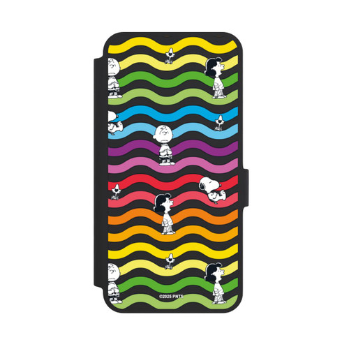 Samsung Galaxy A36 5G NIVOflip Snoopy Pattern Rainbow Transparent