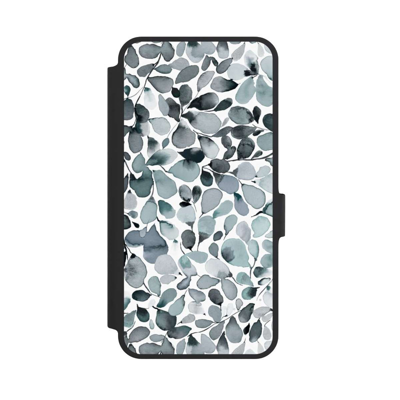 Galaxy A36 5G NIVOflip Eucalyptus Watercolor Leaves Grey