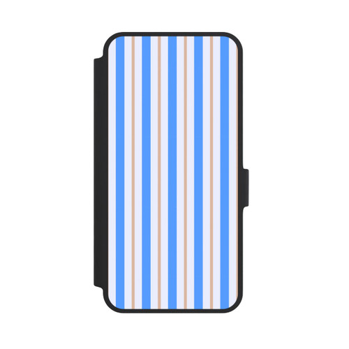 Samsung Galaxy A36 5G NIVOflip Streifen Blau Beige