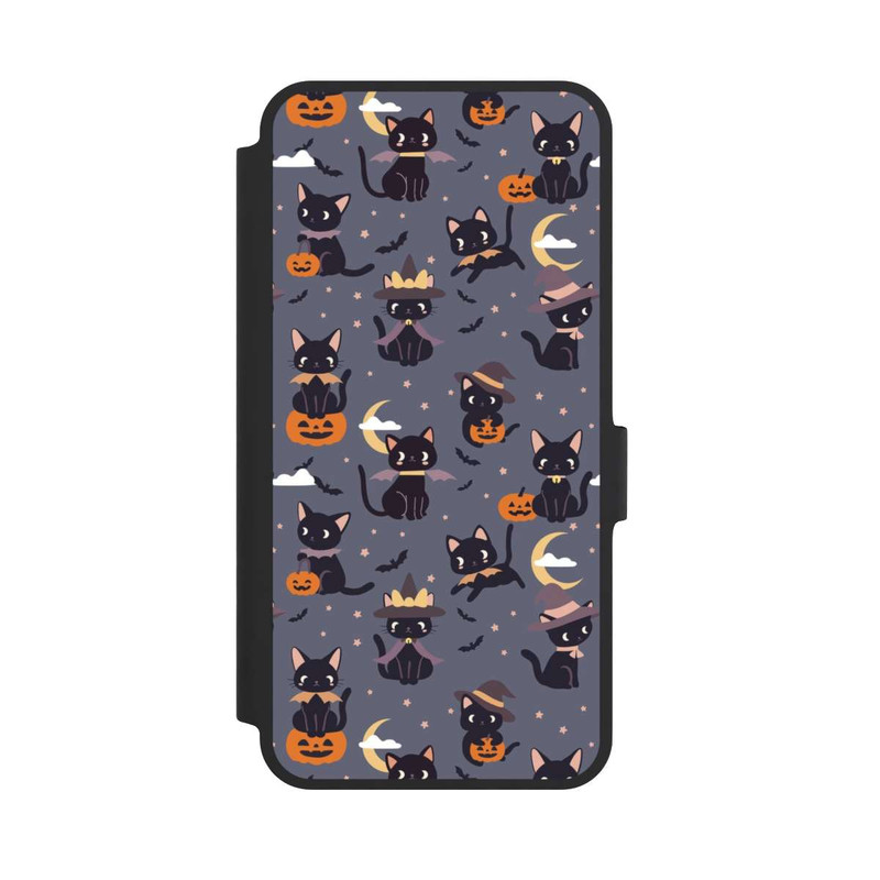 Galaxy A36 5G NIVOflip Cute Halloween Witch Cats and Pumpkins