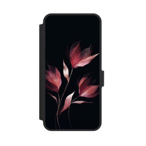 Samsung Galaxy A36 5G NIVOflip Burgunderrote Blume Negativ