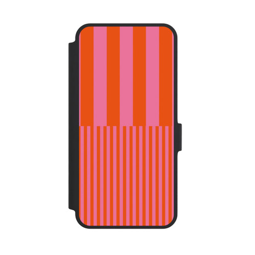 Samsung Galaxy A36 5G NIVOflip Striped Pattern Pink Red