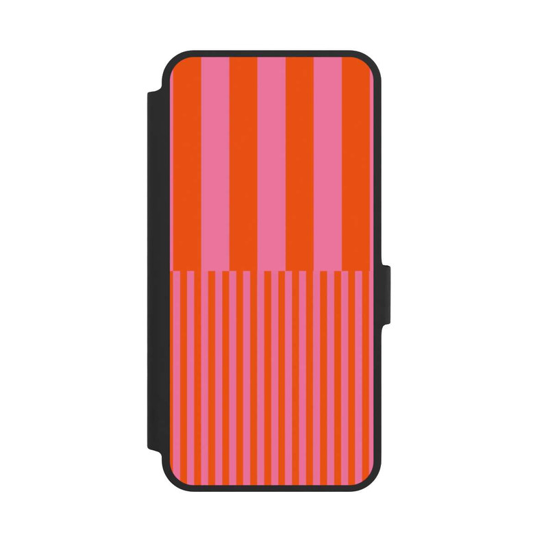 Galaxy A36 5G NIVOflip Striped Pattern Pink Red
