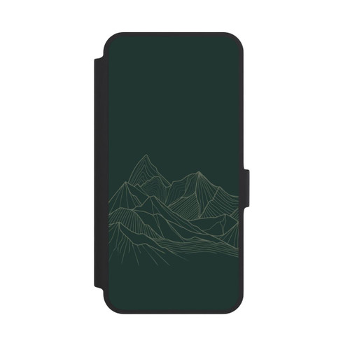 Samsung Galaxy A36 5G NIVOflip Berg Line Art Grün