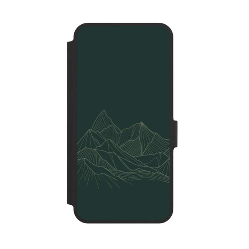 Samsung Galaxy A36 5G NIVOflip Berg Line Art Grün