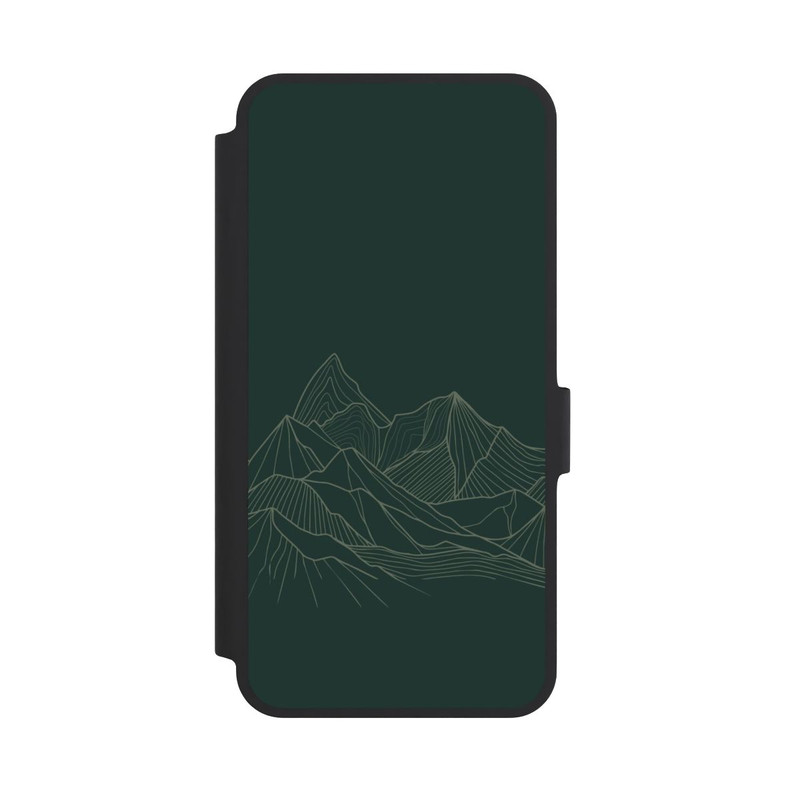 Galaxy A36 5G NIVOflip Berg Line Art Grün