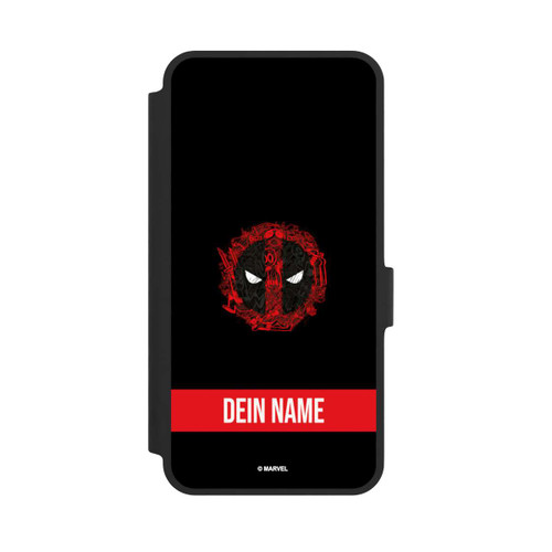 Samsung Galaxy A36 5G NIVOflip Deadpool Logo Personalisierbar