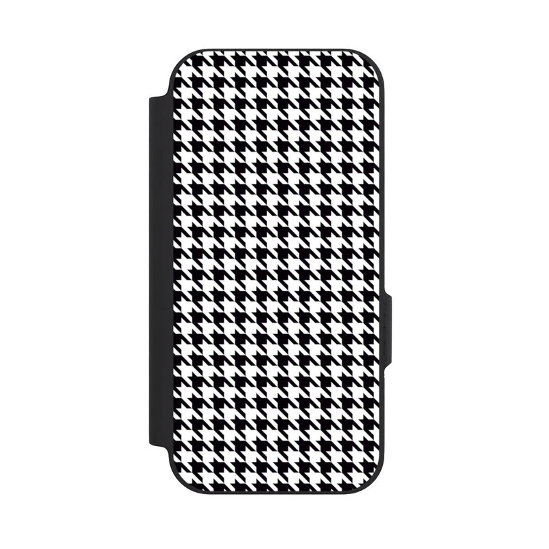 Pixel 9a NIVOflip Houndstooth black-white