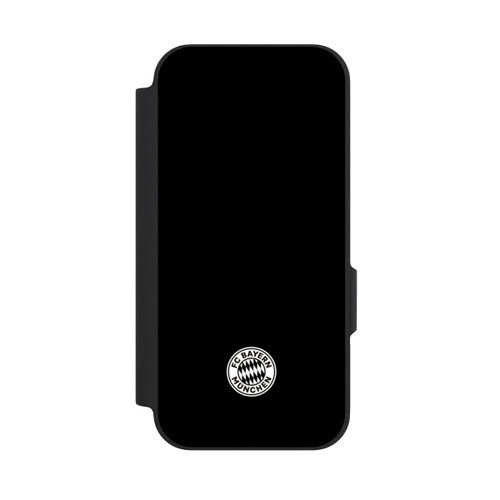 Google Pixel 9a NIVOflip Klassisches FCB Logo Klein - Weiß auf Schwarz