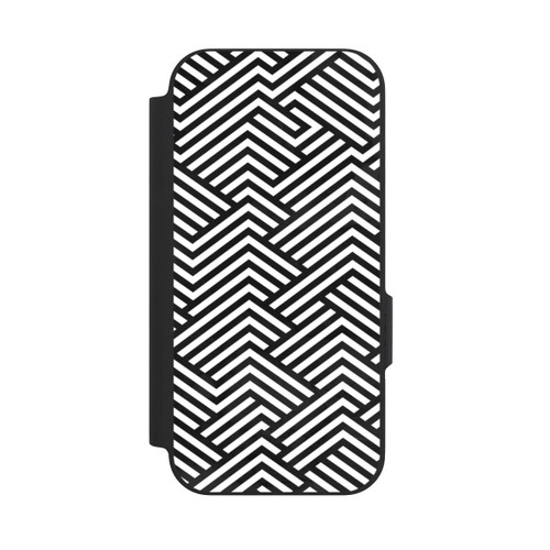 Google Pixel 9a NIVOflip Schwarz und Weiß ZigZag