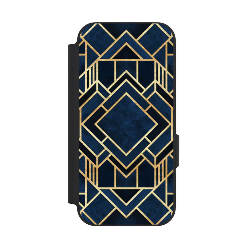 Pixel 9a NIVOflip Kunst Deko Blau Golddruck