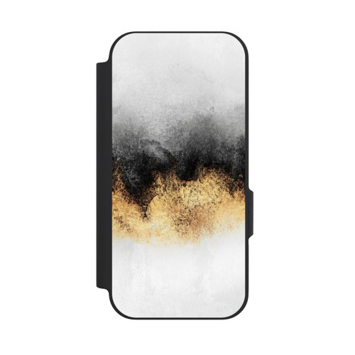 Google Pixel 9a NIVOflip Grauer Himmelstaub Golddruck