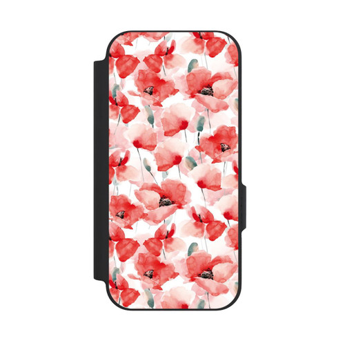 Google Pixel 9a NIVOflip Mohnblumen Muster