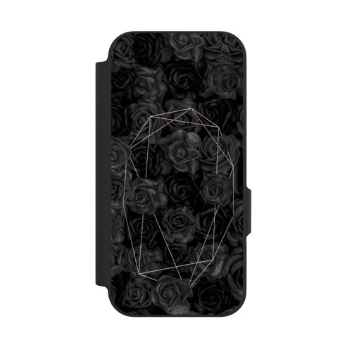 Google Pixel 9a NIVOflip Schwarze Rosen
