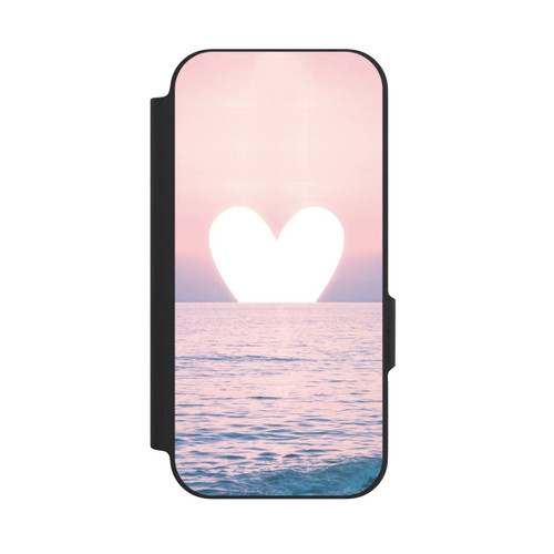 Google Pixel 9a NIVOflip Herz-Sonnenuntergang
