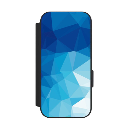 Google Pixel 9a NIVOflip Mosaïque Polygonale Bleue