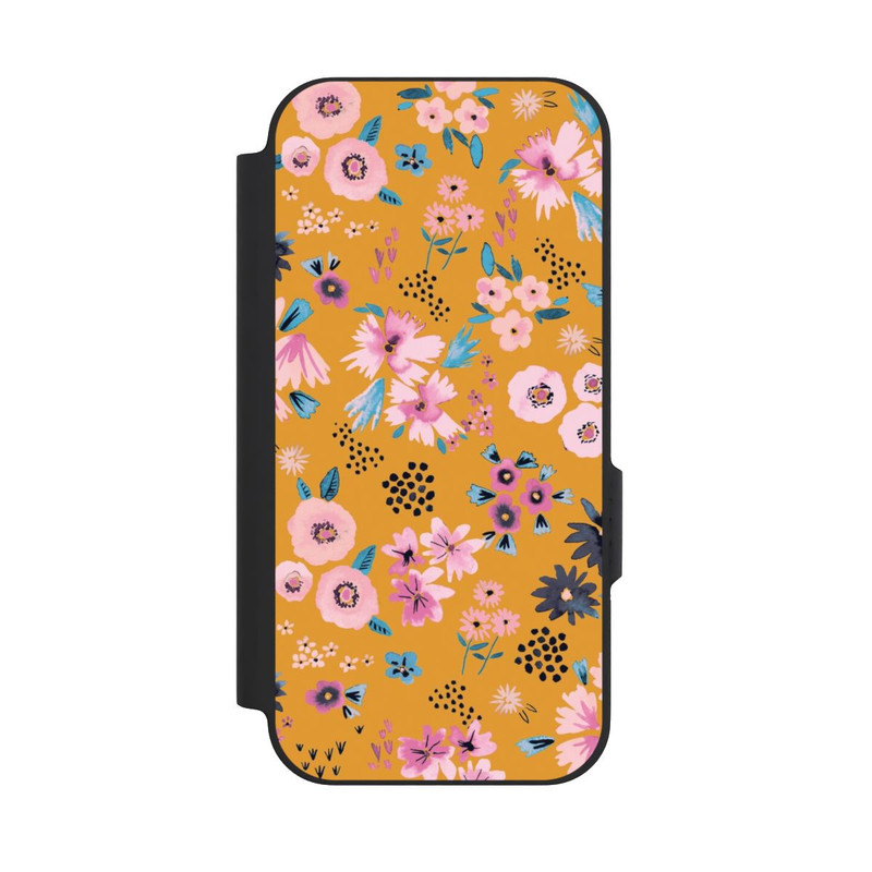 Pixel 9a NIVOflip Petites Fleurs Jaune Moutarde