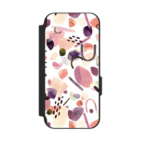 Google Pixel 9a NIVOflip Abstrakte Formen aquarell lila
