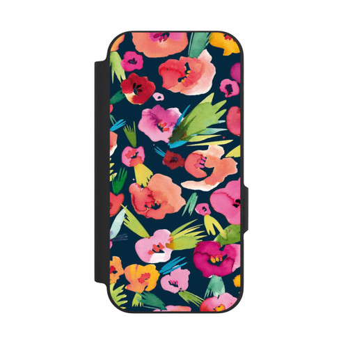 Google Pixel 9a NIVOflip tropische Blumen aquarell