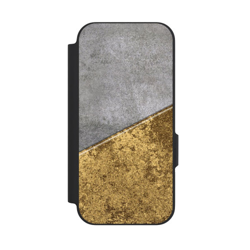 Google Pixel 9a NIVOflip Beton und Goldlook