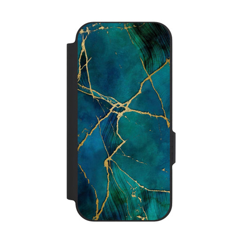 Google Pixel 9a NIVOflip Mineralischer Glamourlook Blaugold