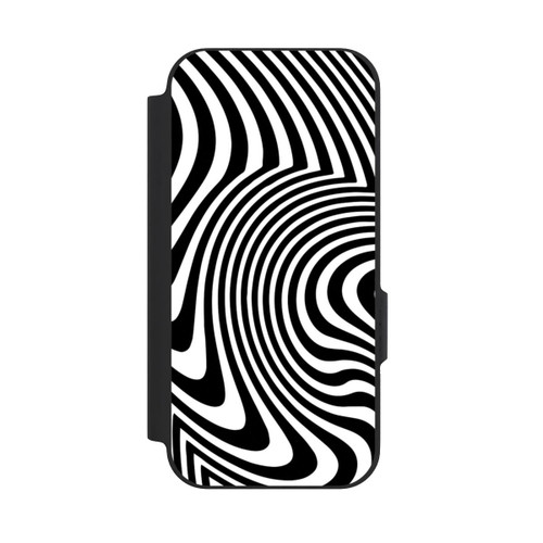 Google Pixel 9a NIVOflip schwarz-weiße Wellen