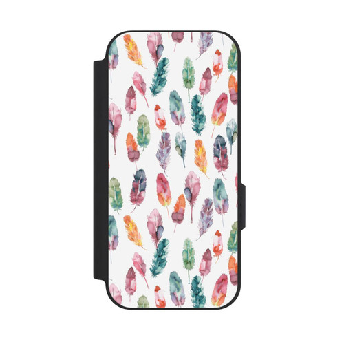 Google Pixel 9a NIVOflip Aquarellfedern Boho